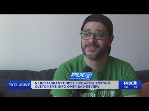 Exclusive: NJ restaurant under fire after releasing customer&rsquo;s info