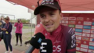 Thomas Pidcock  Interview at the finish  Amstel Gold Race 2024