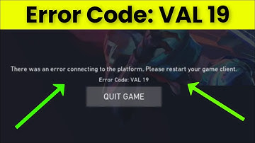 Valorant - There Was An Error Connecting To The Platform - Error Code - VAL 19 - Fix - 2022