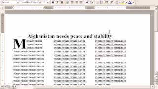 2.Columns,Tabs,DropCap,Text Direction,Change Case.avi
