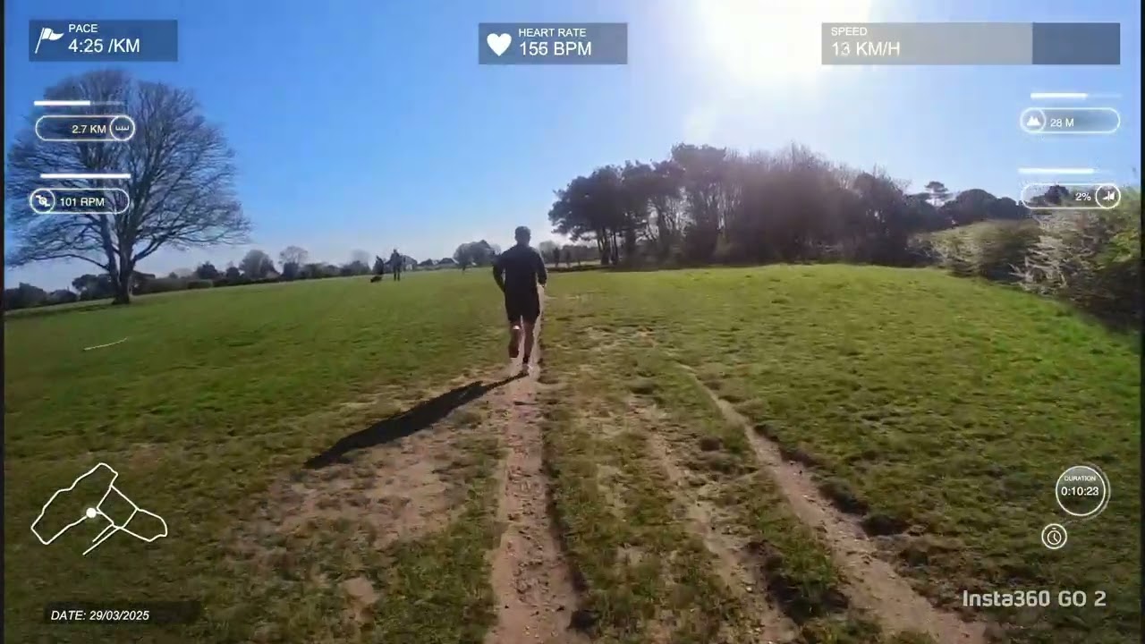 Bournemouth parkrun POV 29/03/25 PB attempt!
