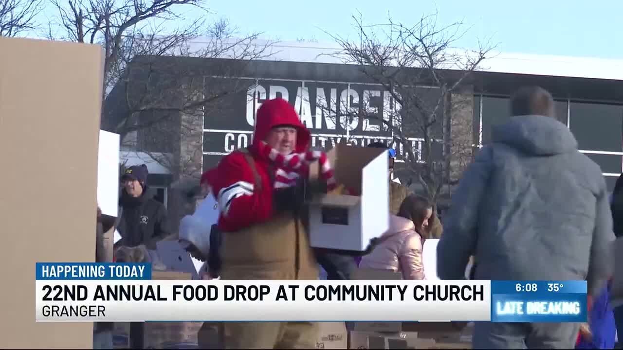 Granger Community Church hosts 22nd annual Food Drop
