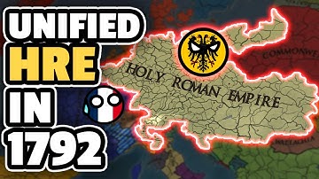 EU4, But the HRE is Unified in 1792! | AI Only Timelapse