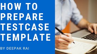 How to Write Test Cases in Excel | Test Case | Manual Testing