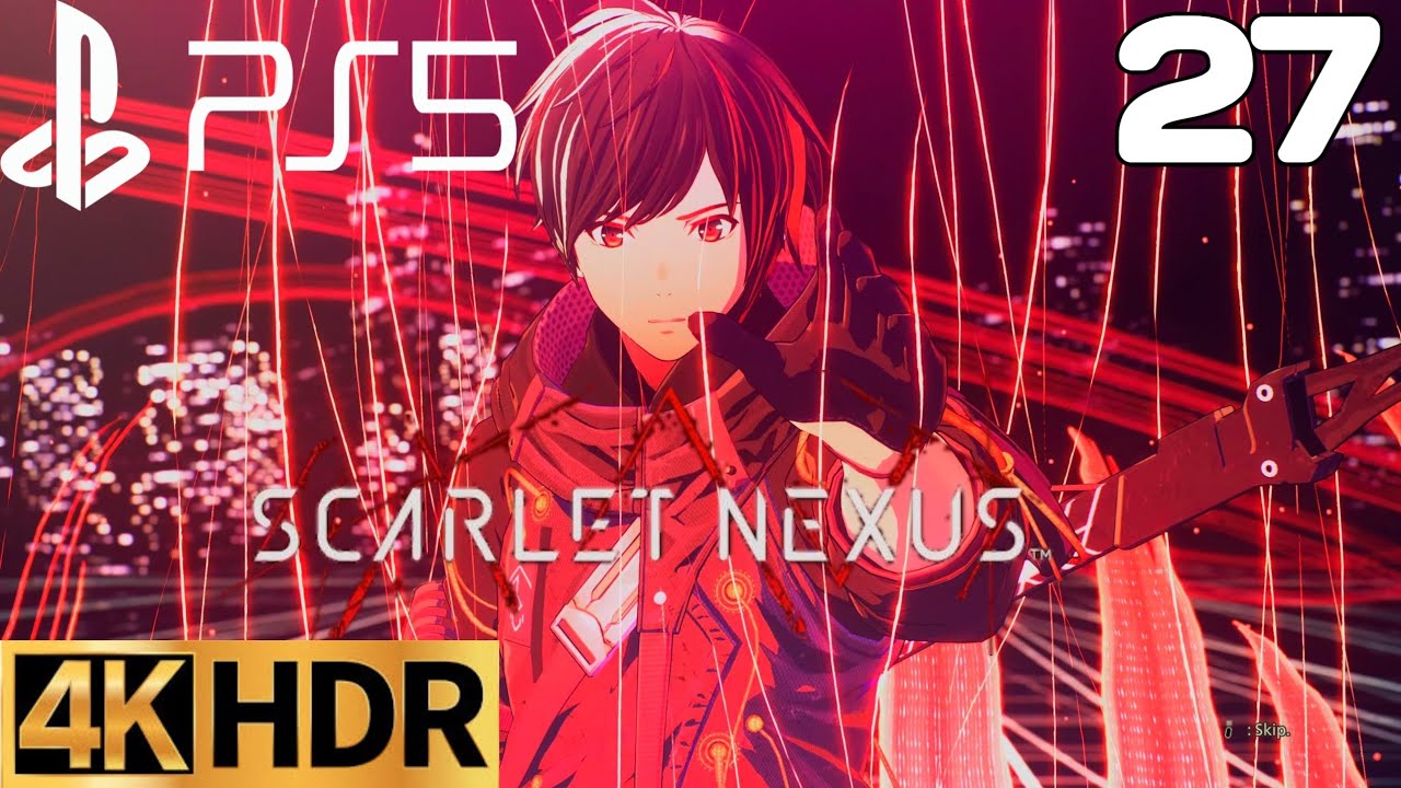 SCARLET NEXUS PS5 | PHASE 9 | Nagi Karman Boss | 4K HDR 60FPS | Gameplay Part 27 Yuito's Story