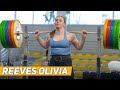 Olivia reeves the unbeatable force in american weightlifting