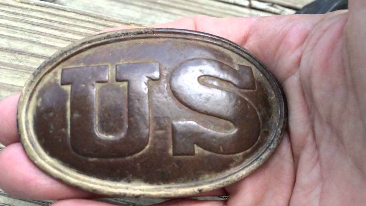 US Civil War Belt Plate - YouTube