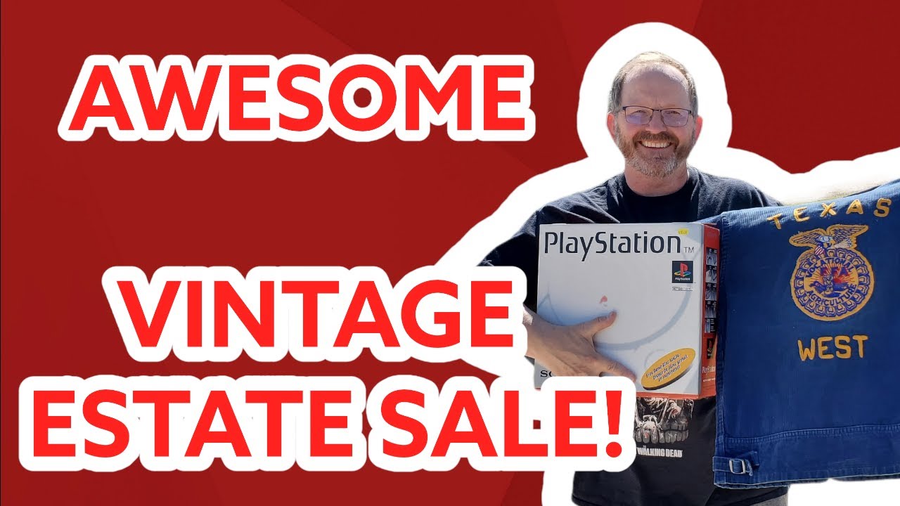 Vintage Items for resell from a West, Texas estate sale. See what was