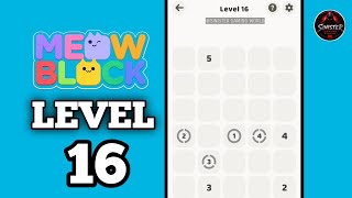 Meow Block Level 16 Walkthrough Solution