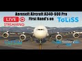 FS24 Aerosoft Aircraft A340 600 Pro First Hand S On Blagnac TLS MUC Munich AS A346 VATSIM FS24 Aerosoft Aircraft A340 600 Pro First Hand S On Blagnac TLS MUC Munich AS A346 VATSIM
