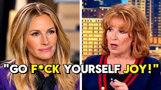 Julia Roberts Walks Off The View After Joy Behar Pushes Too Far