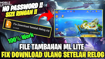 Data Fix Download Resource Setelah Relog/Login Ulang | Data Fix Download Ulang Patch Arlott Terbaru