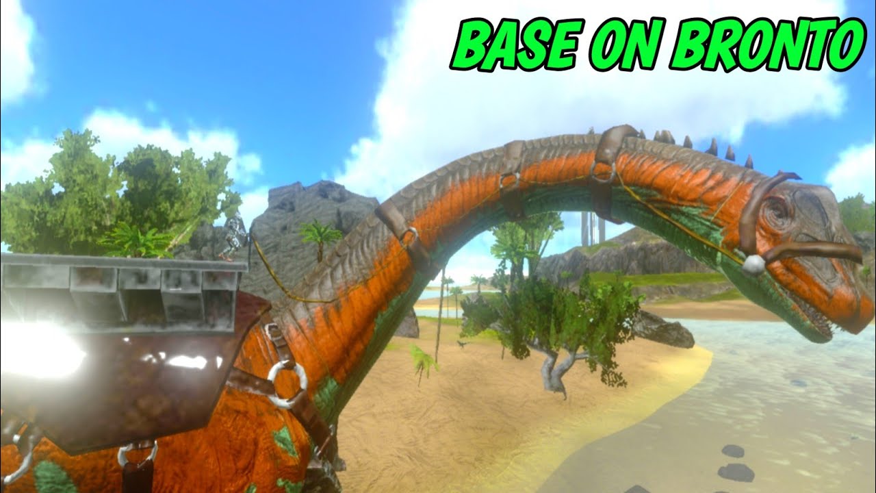 ARK SURVIVAL EVOLVED MOBILE PLATFORM SADDLE BUILD BASE ON BRONTO
