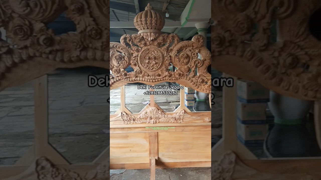 Rekomendasi Tempat Tidur / Dipan Kayu Ukir Mewah Jepara | Model 👑 Ranjang Kasur - Harga Terbaru2025