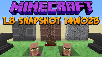 Minecraft 1.8: Snapshot 14w02b: Slime Block, Granite, Diorite, Andesite, Enchanting & Trading!