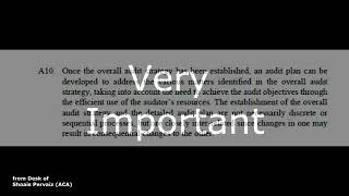 Celebrity ISA 300 Brief Explanation with Very Important Note and Past Papers Examples Wealth