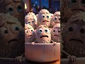 হাজার ভাতের দানার কান্না 😭🍚 | #viralchallenge #cartoon #story #ytshorts #3danimation #animation