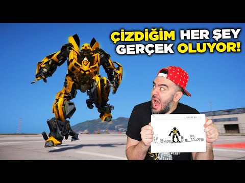 BIRDAHA YAPMAM !! ÇIZDIGIM HERŞEY GERÇEK OLUYOR - GTA 5 MODS