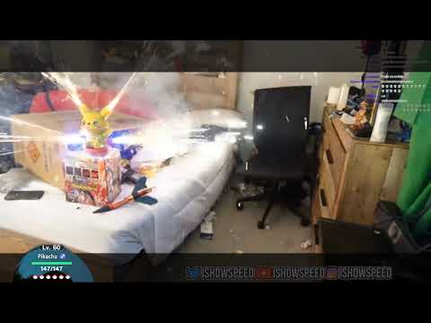 Ishowspeed Pokemon Battle