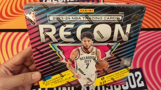 RECON系列籃球卡盒台幣6900一盒。一盒10包。一包6張卡。保證2張簽名 2023-24 Panini RECON NBA Basketball Trading Cards Box 2 Autos