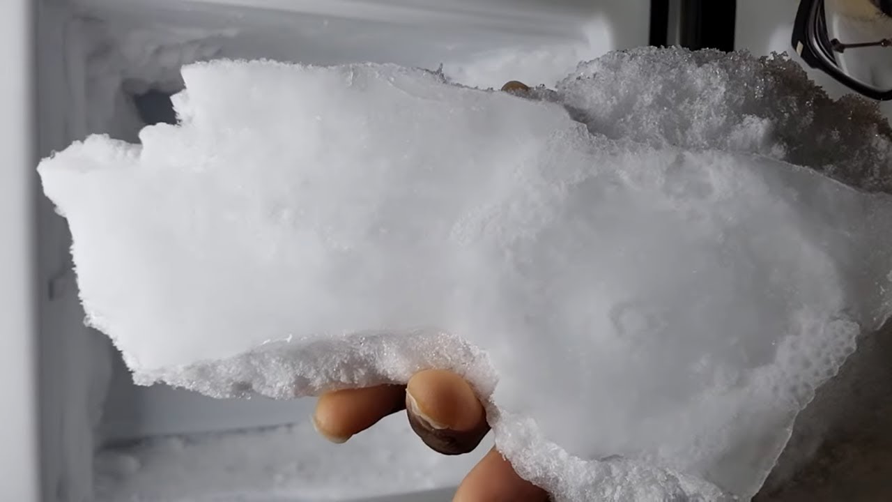 BRINGING DOWN THE ROOF | CRUNCHY ROOF CHUNKS| #cotf #iceeating #asmr #asmrice