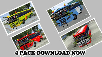 💫Tata Imac Bs6 Bus Mod Livery Pack - For Bussid - Free Download - NWKRTC KSRTC Sarige Livery Pack ||