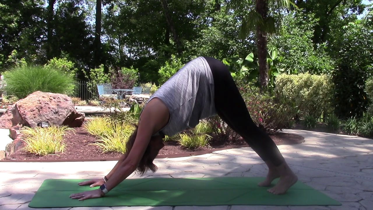 Lower Back Pain Mini Yoga Flow - YouTube