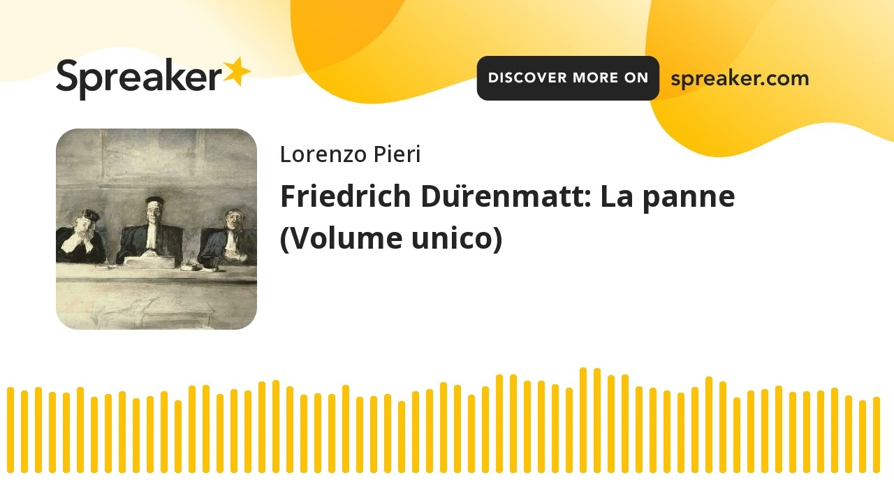 Friedrich Dürenmatt: La panne (Volume unico)