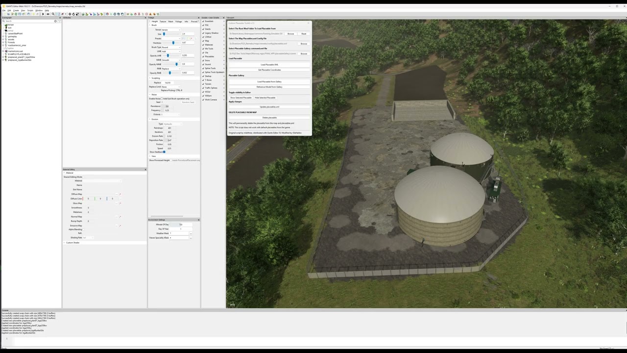 Visualize existing placeables in Giants Editor with the Custom Placeable Toolkit