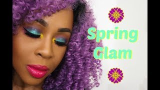 Bright and Colorful Spring Makeup Tutorial