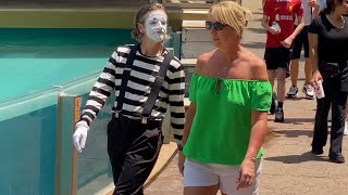 The SeaWorld Mime Funny Moments - Comedy Short Film