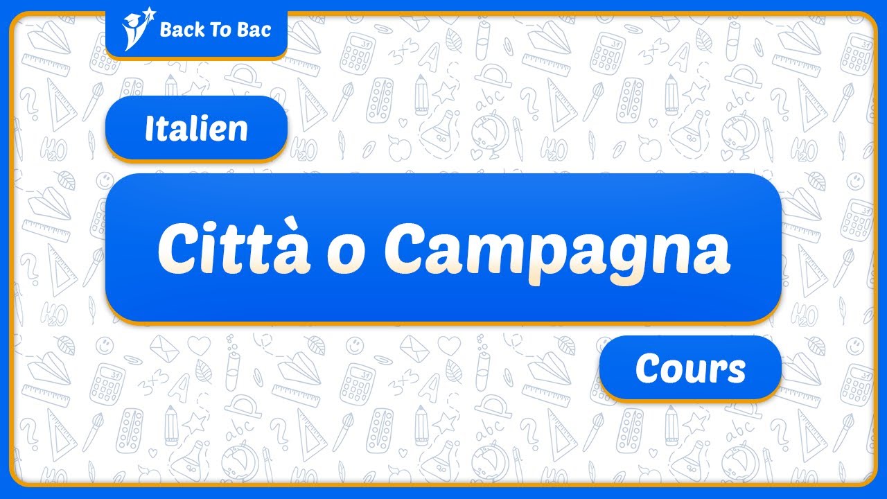 Italien - Citta o campagna