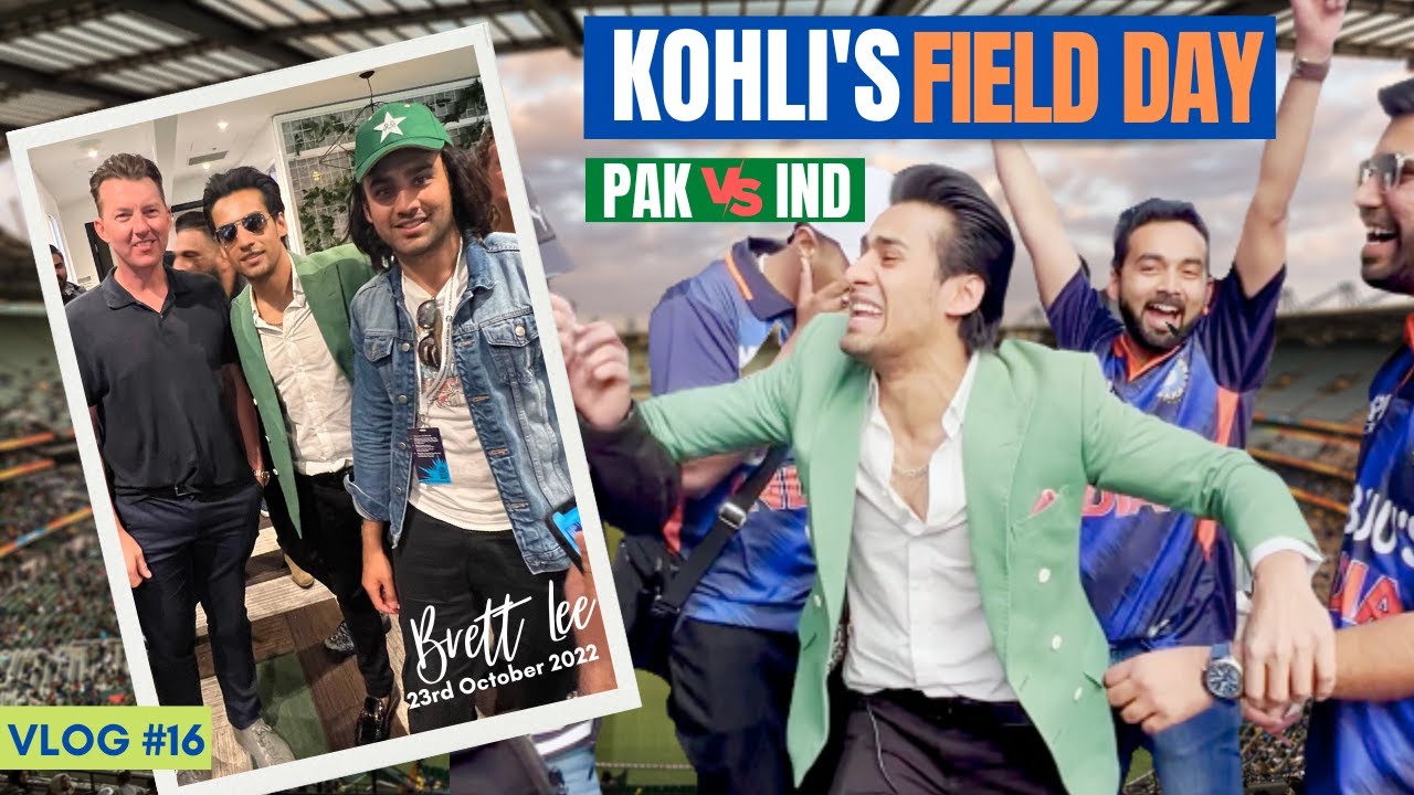 BEST CRICKET MATCH EVER! | IND vs PAK | T20 World Cup 2022 | VLOG 16 ...