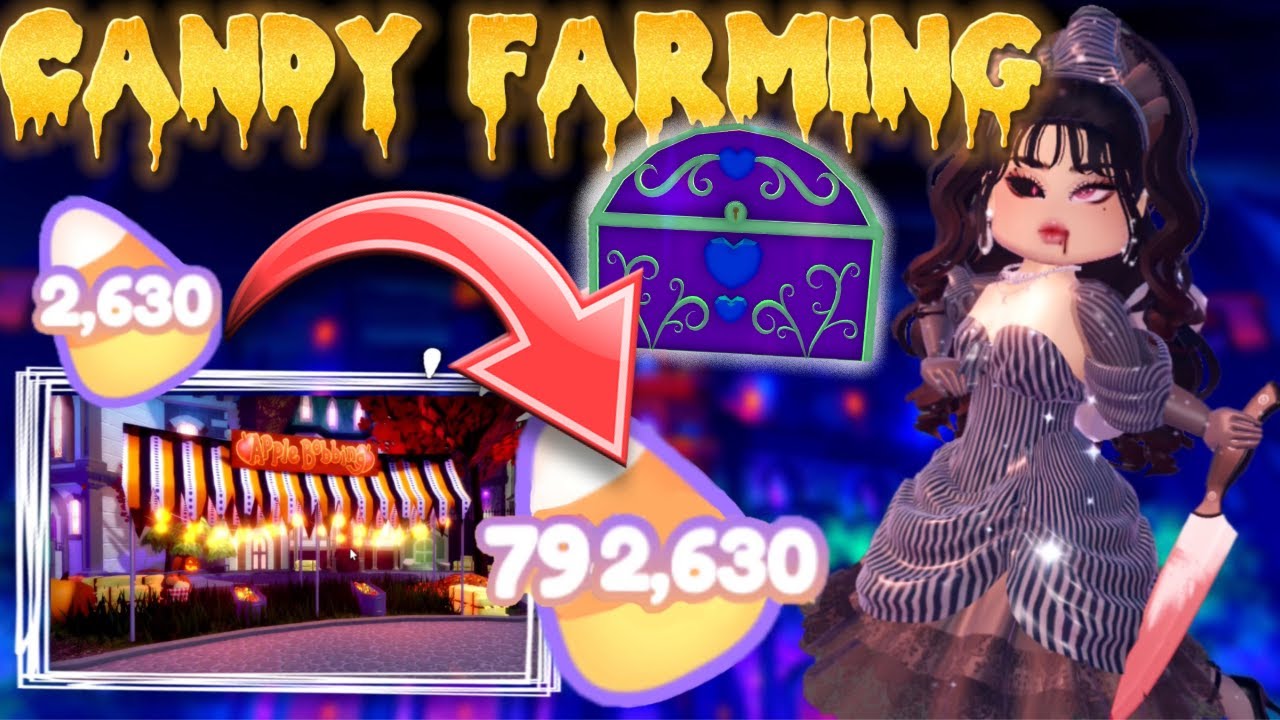 FAST + EASY CANDY FARMING METHOD + CANDY CHESTS ROYALLOWEEN Royale