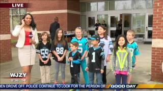 Felicia Lawrence LIVE SHOT at Polo Ridge Elementary