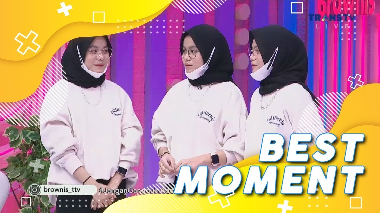 DITA, DINI, DINA Bikin Bingung NYAI, WENDI, dan BENSU | Best Moment #Brownis (12/8/21)