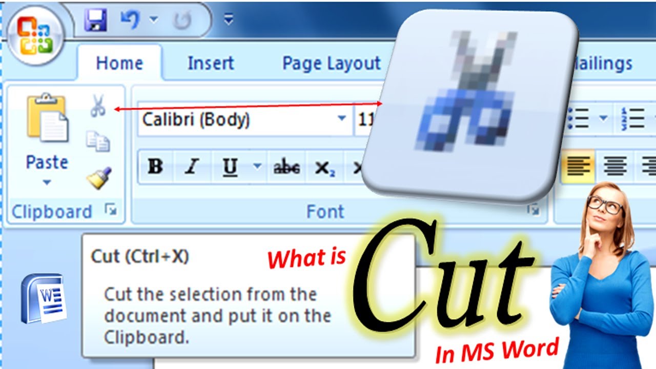 Cut What Is Cut In MS Word MS Word Tutorial In Urdu Hindi MS
