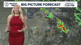 Cleveland area weather forecast: Pop-up showers Sunday, severe storm threat Monday