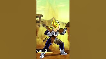 Vegeta Super Saiyan (Saiyan Saga) 1,2,4 | Budokai 3 #ssj #dragonball