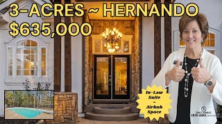 Luxury Hernando MS Estate Tour | Pool & 3 Acres | Walk-Out Basement for Multi-Gen Living or Airbnb