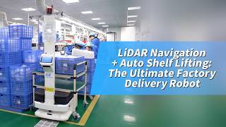 Smart Manufacturing: Reeman AMR One-Click Dispatch & Auto Jack-up Demo 🤖🔌