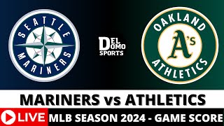 SEATTLE MARINERS VS OAKLAND ATHLETICS LIVE ⚾️ MLB Game Score Radio JUN 6, 2024