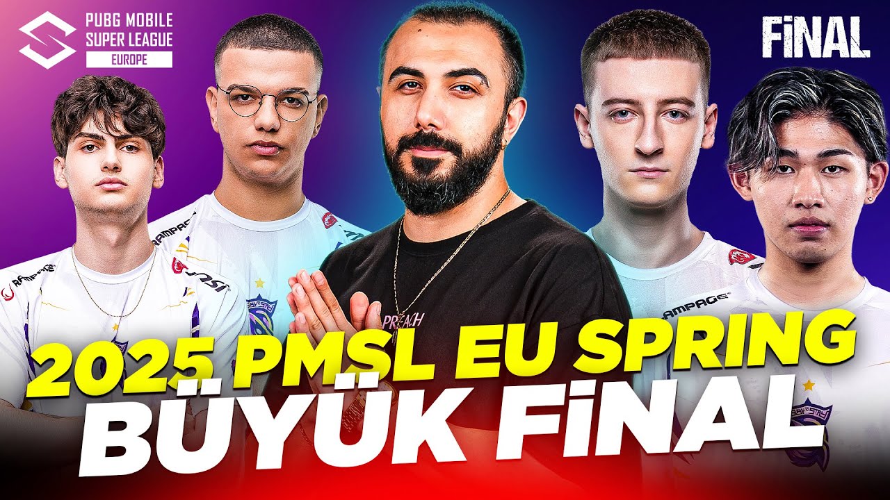S2G E-SPOR 2025 PMSL EU SPRING BÜYÜK FİNAL GÜNÜ! KUPA GELİYOR MU? | PUBG MOBILE