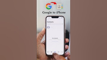 Google Contacts to iPhone | Gmail Contacts to iCloud #shorts #iphone #apple