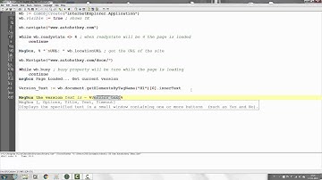 Basic IE Code Example Autohotkey
