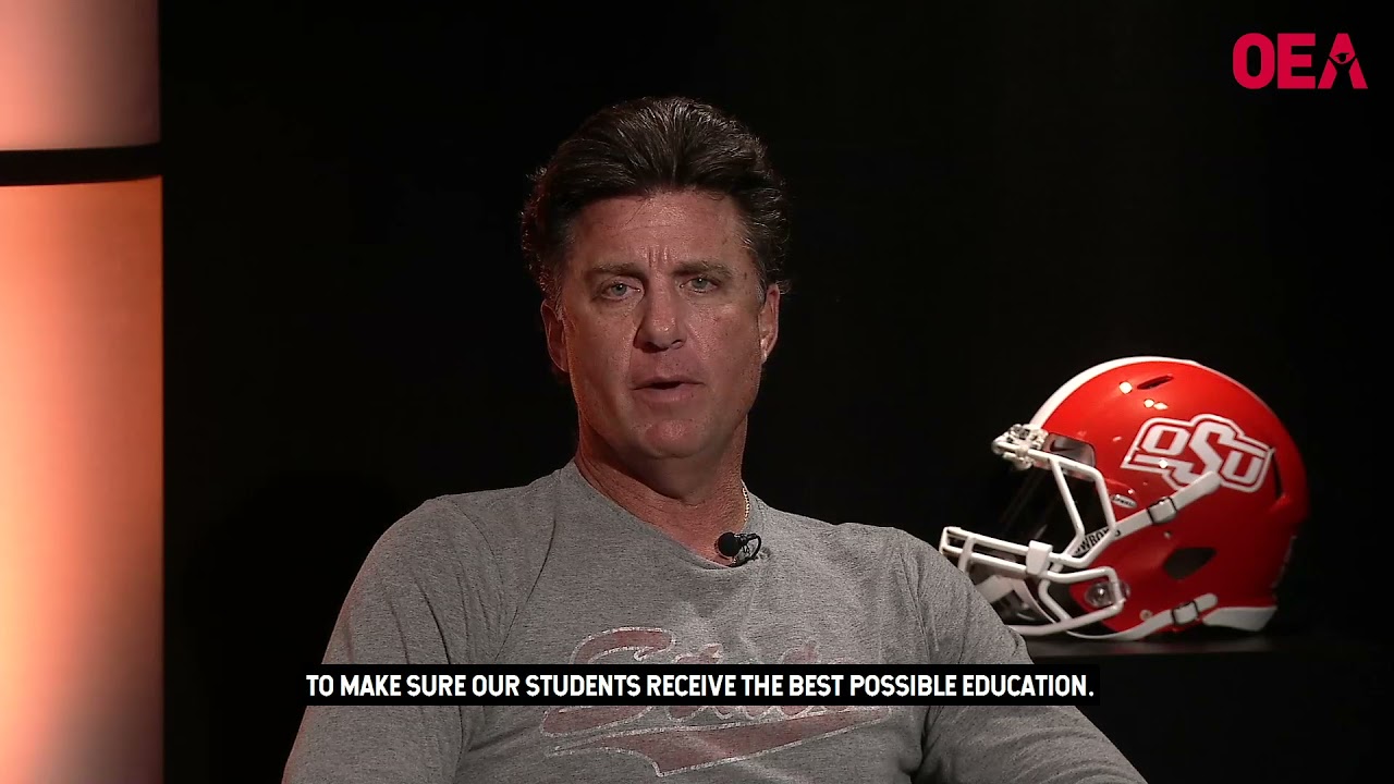 Mike Gundy: "Public schools are the lifeblood of communities throughout Oklahoma."
