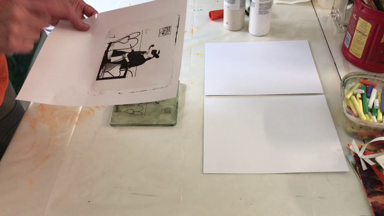 Inkjet Photo Transfer With Gelli Plate YouTube