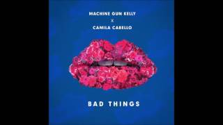 Video thumbnail of "Camila Cabello - Bad Things (AUDIO) + lyrics"