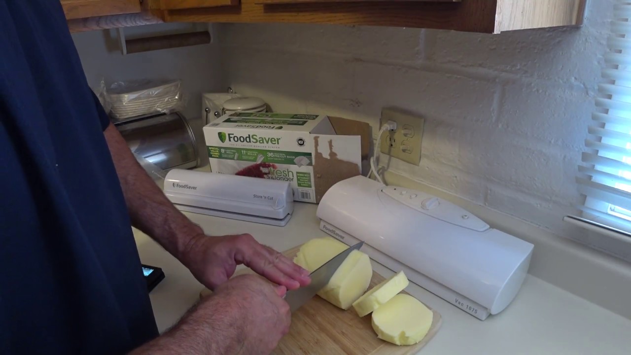 FoodSaver Vacuum Sealer for storing butter YouTube