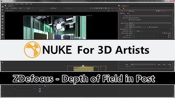 Nuke For 3D Artists - Depth Of Field in Post